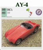 Ay4 autokaart osca 2 ad ( 1950 - 1955 ), Ophalen of Verzenden, Zo goed als nieuw