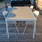 Tuinset tuintafel + tuinstoelen, Tuin en Terras, Ophalen, 4 zitplaatsen, Eettafel, Zo goed als nieuw
