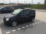 Fiat Panda 1.4 16V 100HP 2007 Zwart, Auto's, Fiat, Voorwielaandrijving, Zwart, 100 pk, Zwart