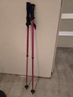 Skistokken roze verstelbaar 70-100cm, Sport en Fitness, Skiën en Langlaufen, Overige merken, Stokken, 100 tot 140 cm, Ophalen of Verzenden