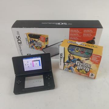 Nintendo DS lite Guitar Hero editie ALS NIEUW compleet beschikbaar voor biedingen