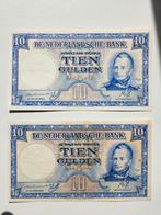 10 gulden staatmijnen , correcte en verkeerde datum, Postzegels en Munten, Bankbiljetten | Nederland, Ophalen of Verzenden, 10 gulden