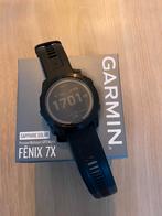 Garmin Fenix 7X Sapphire Solar 51mm, Sieraden, Tassen en Uiterlijk, Smartwatches, Zwart, Garmin, Ophalen of Verzenden, Zo goed als nieuw