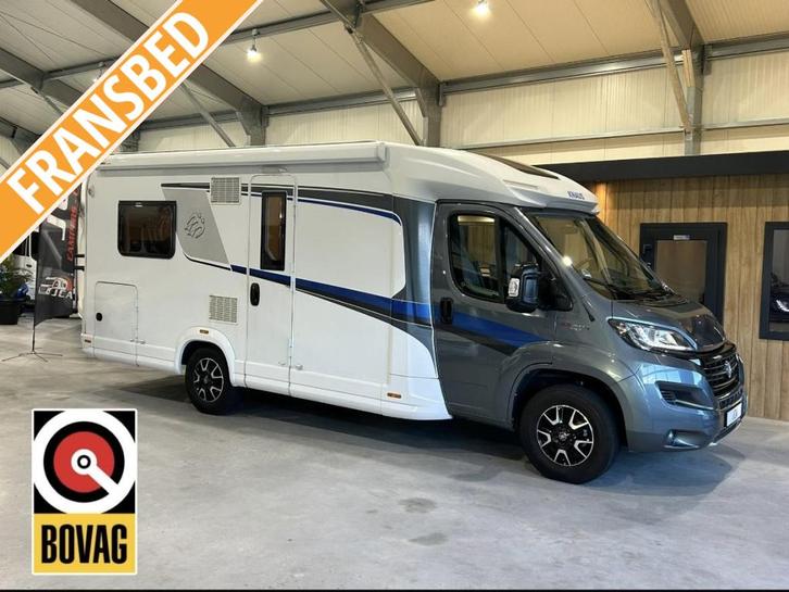 KNAUS SKY TI 650MF 2017 Half-Integraal Fiat Ducato Eur6, Caravans en Kamperen, Campers, Bedrijf, tot en met 4, Half-integraal