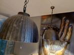 Moderne hanglamp goud/brons, 50 tot 75 cm, Ophalen of Verzenden, Zo goed als nieuw, Metaal