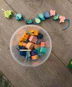 Houten kralen dieren en groente/fruit, Kinderen en Baby's, Speelgoed | Educatief en Creatief, Ophalen