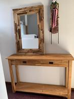 Sidetable en spiegel, Ophalen, Zo goed als nieuw, 75 tot 100 cm, Minder dan 100 cm