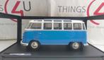 Solido 1:18 Volkswagen T1 Samba Bus 1962 blauw/wit nieuw, Hobby en Vrije tijd, Modelauto's | 1:18, Ophalen of Verzenden, Nieuw