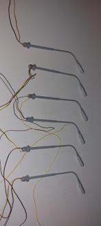 7 Lantaarnpalen voor HO Treinbanen, Ophalen of Verzenden, Gebruikt, Brug, Tunnel of Gebouw