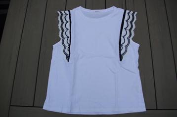 Revelation mouwloos shirt, wit, maat small. beschikbaar voor biedingen