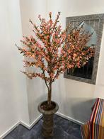 Kunstbloesemboom 2+ meter met vaas, Ophalen, Binnen, Decogreen, Zo goed als nieuw