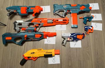 Diverse NERF pistolen, los of als set! beschikbaar voor biedingen
