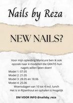 MODELLEN GEZOCHT MANICURE, Ophalen of Verzenden, Nieuw, Overige typen