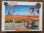 Puzzel tulpenvelden 1000 stukjes ZGAN, Hobby en Vrije tijd, Denksport en Puzzels, Ophalen of Verzenden, 500 t/m 1500 stukjes, Zo goed als nieuw