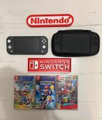 Nintendo Switch Lite grijs incl 3 topgames, Spelcomputers en Games, Spelcomputers | Nintendo Switch Lite, Ophalen of Verzenden