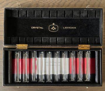 Crystal Leerdam Bestek Onderleggers in Originele Doos beschikbaar voor biedingen