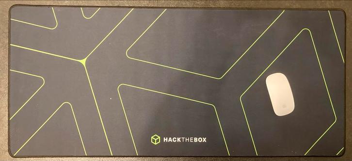 HackTheBox Gaming Muismat - 90x40cm, Computers en Software, Muismatten, Zo goed als nieuw, Gaming muismat, Verzenden