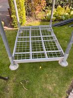 Pallet Gegalvaniseerde pallet stelling, Ophalen, Rvs, Minder dan 2 meter, 80 mm of meer