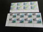 1361-1362 Deltawerken in blokken van 8 zegels 1986 Postfris, Postzegels en Munten, Ophalen of Verzenden, Na 1940, Postfris