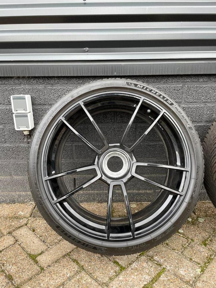 Winterwielenset Porsche 911 992 monolock turbo s, Auto-onderdelen, Banden en Velgen, Banden en Velgen, Winterbanden, 19 inch, Overige