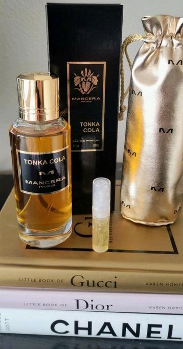 MANCERA TONKA COLA sample proefje tester niche parfum decant