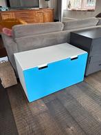 IKEA SMASTAD Speelgoedkist met Bank - blauw, Ophalen, 50 tot 100 cm, Zo goed als nieuw, Minder dan 50 cm