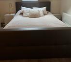 Boxspring bed - Comfortabel slapen!, Ophalen, Gebruikt, Bruin, Tweepersoons