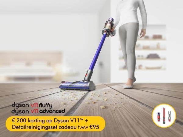 Dyson V11 Advanced of Fluffy € 200 kortingsvoucher

Nu 399, Tickets en Kaartjes, Kortingen en Cadeaubonnen, Eén persoon, Kortingsbon