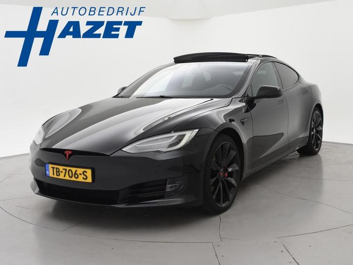 Tesla Model S 100D PERFORMANCE P100D 612 PK + 21 INCH | AUTO, Auto's, Tesla, Bedrijf, Te koop, Model S, 4x4, ABS, Achteruitrijcamera