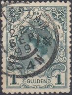 Nederland - 1898 - Inhuldigingszegel Koningin Wilhelmina, Verzenden, T/m 1940, Gestempeld