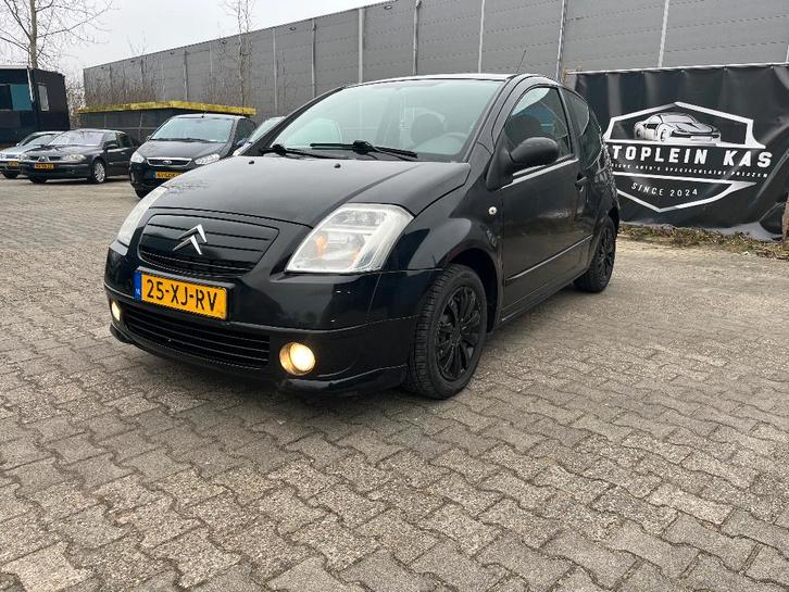 Citroën C2 1.1 I 2007 Zwart, Auto's, Citroën, Bedrijf, C2, ABS, Airbags, Airconditioning, Apple Carplay, Boordcomputer, Centrale vergrendeling