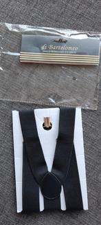 Luxe zwarte bretels,  jaren 20, Charleston, Peaky Blinders, Ophalen of Verzenden, Zo goed als nieuw, Overige maten