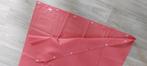 douchegordijn roze 180br x 205 hoog, Ophalen of Verzenden, Gebruikt, Overige typen