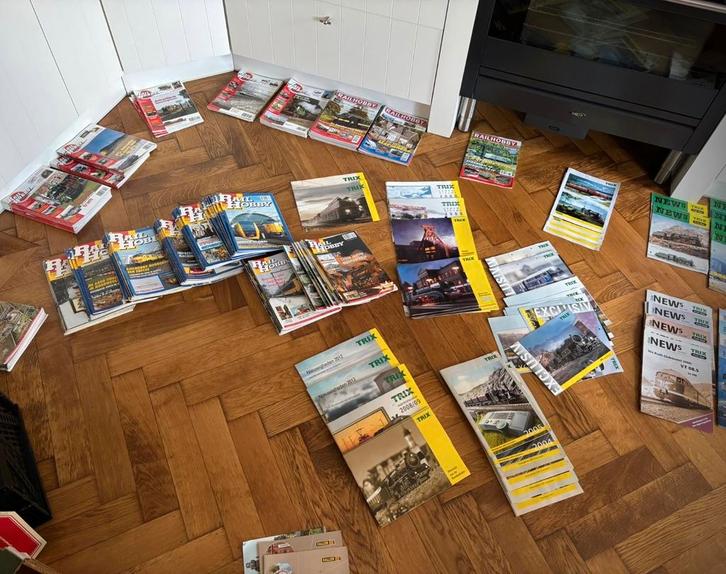 Rail Away, Trix en Rail hobbyJaargangen, Hobby en Vrije tijd, Modeltreinen | H0, Gebruikt, Boek, Tijdschrift of Catalogus, Gelijkstroom