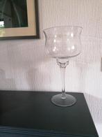 Fruitschaal glas hoog BIEDEN, Huis en Inrichting, Ophalen, Rond, Glas