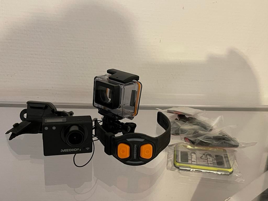 MEDION Life Full HD WiFi Action Camcorder, Ophalen of Verzenden, Zo goed als nieuw, Overige merken