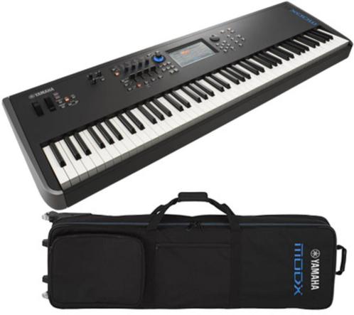 Yamaha MODX8, Muziek en Instrumenten, Synthesizers, Zo goed als nieuw, 88 toetsen, Yamaha, Met koffer of flightcase, Met midi-aansluiting