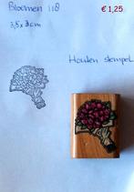 Bloemen 118 Houten stempel, Hobby en Vrije tijd, Ophalen of Verzenden, Gebruikt, Houten stempel