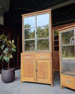 Stoere teakhouten buffetkast | Teak X Staal #2160, Huis en Inrichting, Kasten | Buffetkasten, Gebruikt, 100 tot 150 cm, 200 cm of meer