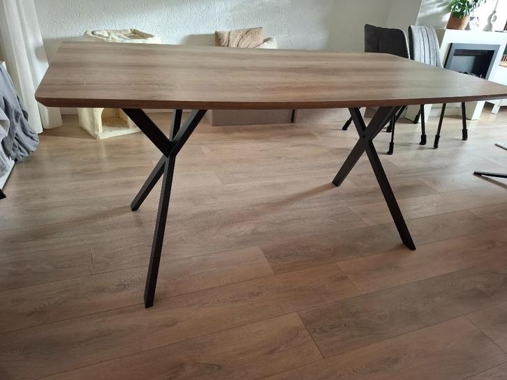 Eettafel, Huis en Inrichting, Tafels | Eettafels, Gebruikt, 50 tot 100 cm, 100 tot 150 cm, Vier personen, Rechthoekig, Ophalen