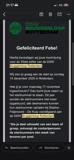 Ticket Bruggenloop Rotterdam, Eén persoon, December