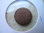 Halve Cent 1864, Ophalen of Verzenden, Koning Willem III, Overige waardes, Losse munt