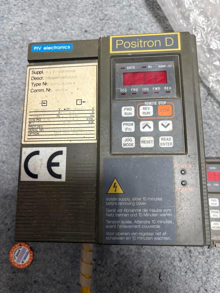 Emotron Frequentie Regelaar - PIV Electronics, Hobby en Vrije tijd, Elektronica-componenten, Gebruikt, Ophalen of Verzenden