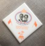 Herdenkingstegeltje huwelijk prinses Margriet, Verzamelen, Koninklijk Huis en Royalty, Ophalen, Zo goed als nieuw, Nederland, Overige typen