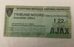 Oud kaartje Haarlem-Ajax (1986/1987), Verzamelen, Verzenden, Gebruikt, Ajax, Poster, Plaatje of Sticker