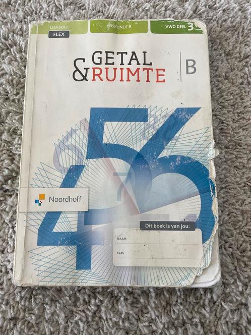 Getal & Ruimte Wiskunde B VWO 3, Boeken, Schoolboeken, Gelezen, Wiskunde B, VWO, Ophalen