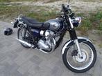 Kawasaki W800 blauw/zilver 2015, 2 cilinders, Motorrijbewijs A, Particulier, Meer dan 35 kW