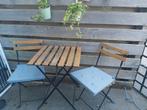 Bistro set, Tuin en Terras, Gebruikt, Tuinset, Hout, Eettafel