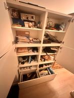 Witte Kast met Veel Opbergruimte, Ophalen, Gebruikt