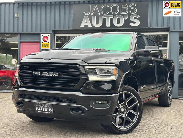 Dodge Ram 1500 5.7 V8 4x4 Crew Cab Laramie, Auto's, Dodge, Bedrijf, Te koop, RAM 1500, 360° camera, 4x4, ABS, Achteruitrijcamera